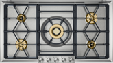 Gaggenau Gas Cooktop 90 cm 200 series - VG295150IN , Liquidgas G30,31 28-30/37 mbar