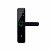 Yale YDME50NxT Smart Door Lock, Black, Fingerprint, PIN, RFID, Manual Key Access