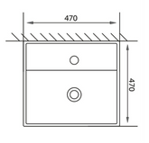 RAK Ceramics Allura Counter Top Wash Basin