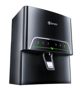 AO Smith ProPlanet P6 RO + SCMT Hot & Cold Water Purifier - Black - 10 Litres Side View