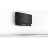 Bosch Chimney 90 CM - DWF97RV60I - Series 8 - Wall-Mounted Cooker Hood Clear Glass Black Printed Flat Brand Design