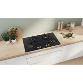 Bosch_Built-in_Series_4_Gas_Hob_4_Burner_90CM_PNF9B6F20I_Tempered_Glass_Black-Full_View-Installation
