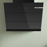 Bosch Chimney 60 CM - DWK68IJ60I - Series 4 - Wall-Mounted Cooker Hood Black - Inclined