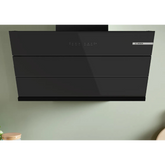 Bosch Chimney 90 CM - DWK981J601 - Series 4 - Wall-Mounted Cooker Hood Black - Inclined
