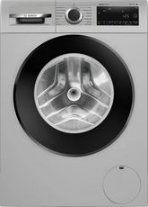 Bosch Series 4 washing machine, front loader 8 kg Silver WGA1320SIN