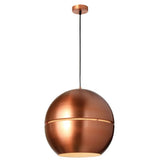 Jaquar 1 LT Aluminium globe shape with Copper finishing Pendant