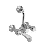 Essco Delux Wall Mixer Faucet DLX-CHR-517BKN