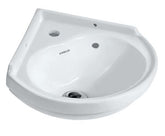 Essco Elements Wall Hung Corner Basin ECS-WHT-841