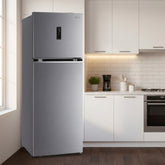 LG 322 Litres Double Door Refrigerator - Dazzle Steel Finish - 3 Star GL-T342TDSX