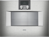 Gaggenau Combi-Steam Oven 400 Series - 50 Litres - 60 cm - BS450111 - Door Hinge: Right, Stainless Steel Behind Glass