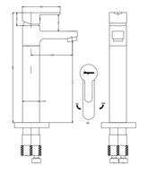 Parryware Claret Tall Pillar Cock T4642A1