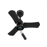 Atomberg Renesa Halo 600 mm black ceiling fan with remote control