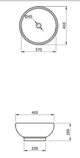 RAK Ceramics Sun Counter Top Wash Basin