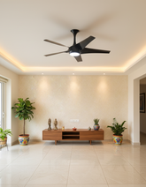 Superfan SuperQ Lux BLDC Fan with 3-in-1 Light - 5 Blades - 120 cm (48 inches) - 5 Years Warranty