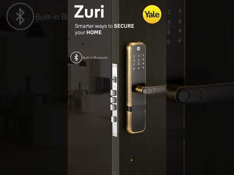 Yale Zuri Smart Lock Antique Bronze with 5 way unlocking Fingerprint, PIN, RFID, Manual Key and Built-in Bluetooth - To Access through Home App