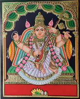 Saraswathi Tanjore Painting 15 x 12 inch