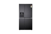 LG 630 Litres, Side-by-Side Refrigerator - GL-L257CMC3, Wi-Fi Convertible, Water and Ice Dispenser, Matte Black Finish, 3 Star