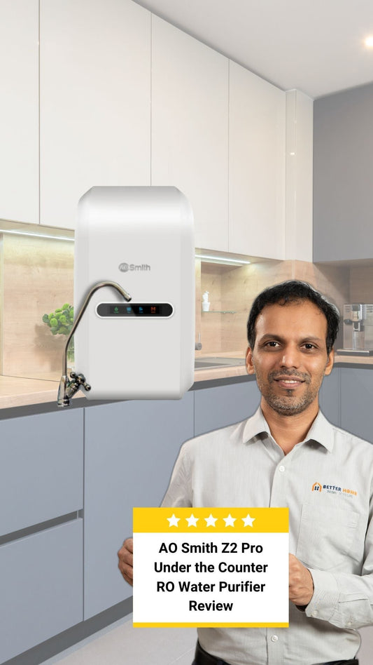 AO Smith Z2 Pro Under the Counter RO Water Purifier Pure Water, Zero Clutter
