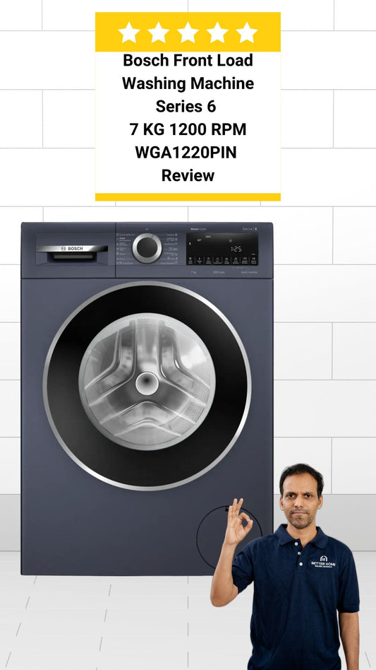 Bosch Series 6 WGA1220PIN Review
