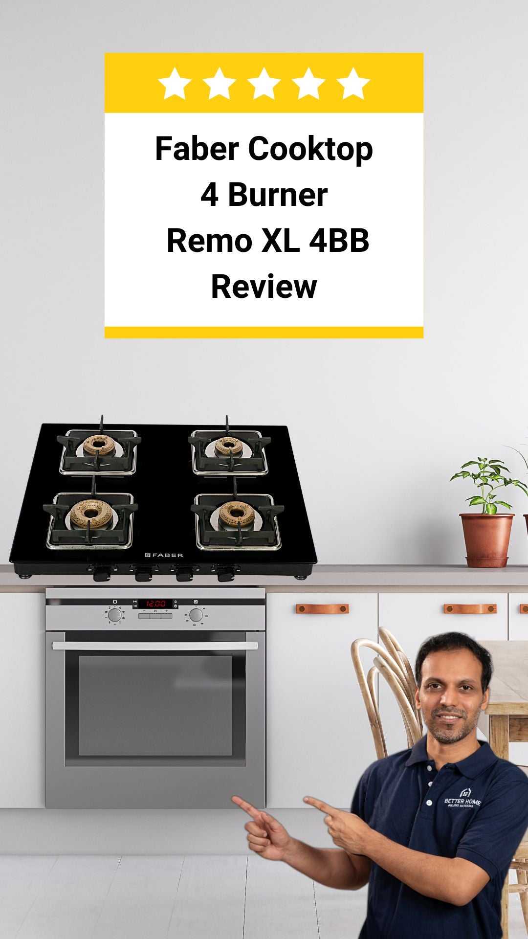 Faber Cooktop Remo XL 4BB Review