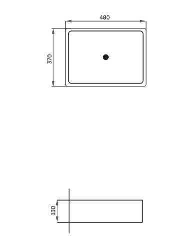 RAK Ceramics Bliss Counter Top Wash Basin