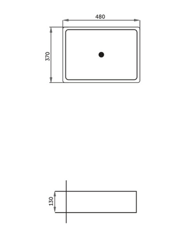 RAK Ceramics Bliss Counter Top Wash Basin