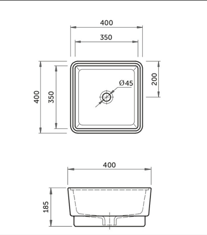 RAK Ceramics Kido Counter Top Wash basin