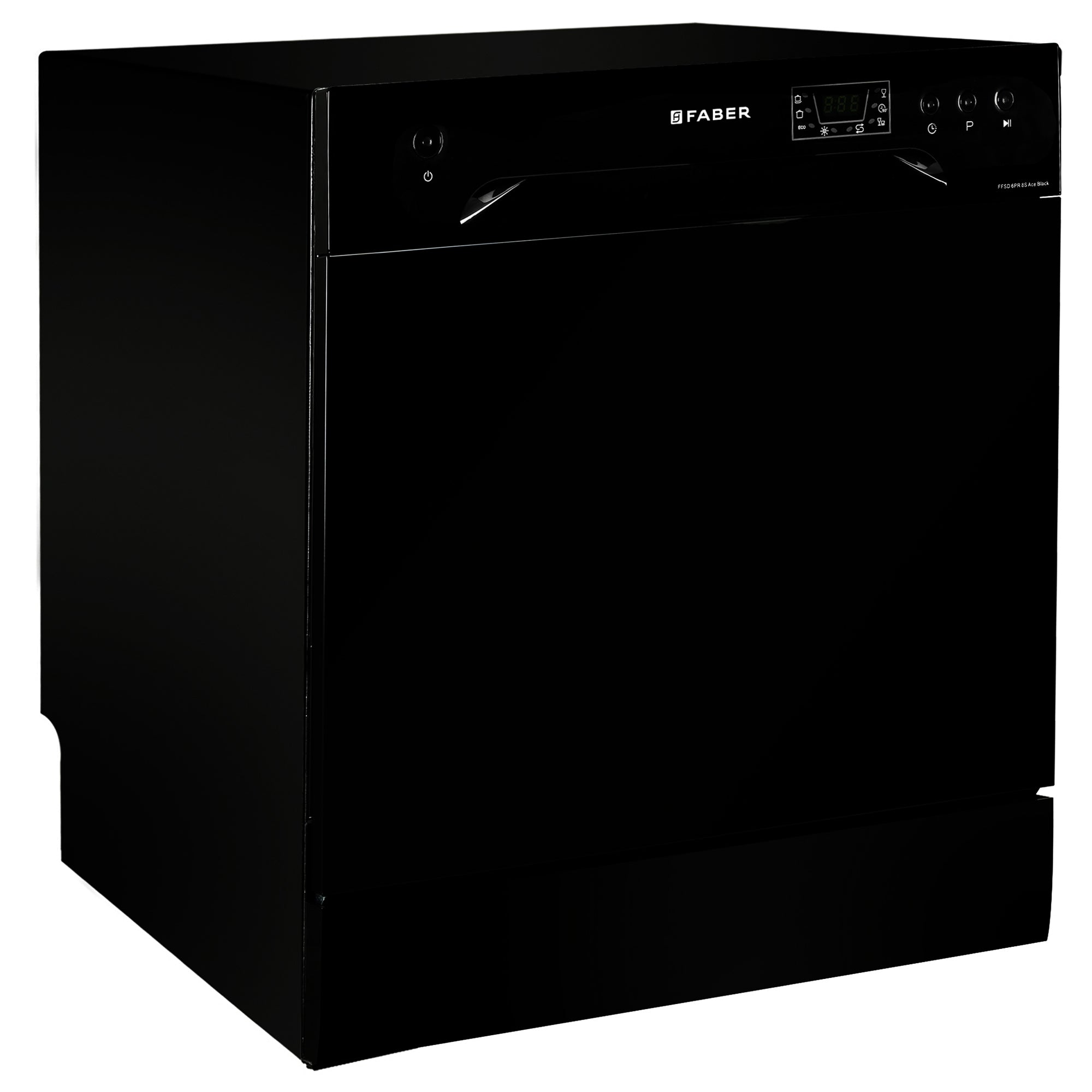 Faber Dishwasher 8 Places - Table Top - FFSD 6PR 8S Ace Black