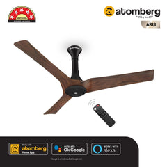 Atomberg Aris IOT Enabled 1200 mm BLDC Motor with Remote 3 Blade 5 Star Rated BLDC Fan