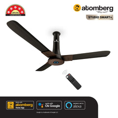 Atomberg Studio Smart+ IOT Enabled 1200 mm BLDC Motor with Remote 3 Blade Ceiling Fan