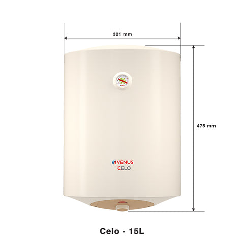 Venus Celo 15-Litre Storage Water Heater (Vertical)