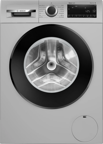 Bosch Series 4 washing machine, front loader 7 kg 1200 rpm - Silver - WGA1220SIN 