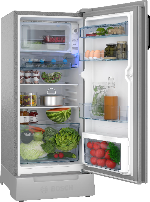 Bosch Refrigerator 195 Litres Single Door - Series 4 - Graphite - CST18S25PI