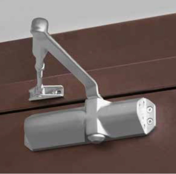 Ozone NSK-680 STD Silver Overhead Door Closer Scissor Arm with Adjustable Power