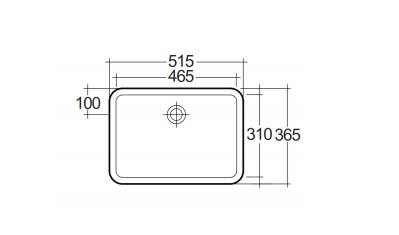 RAK Ceramics Cleo Wash Basin Under Counter