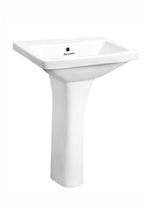 Parryware Qube X Basin With Pedestal C847N