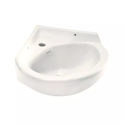 Parryware Wall Hung Corner Wash Basin C0408-White