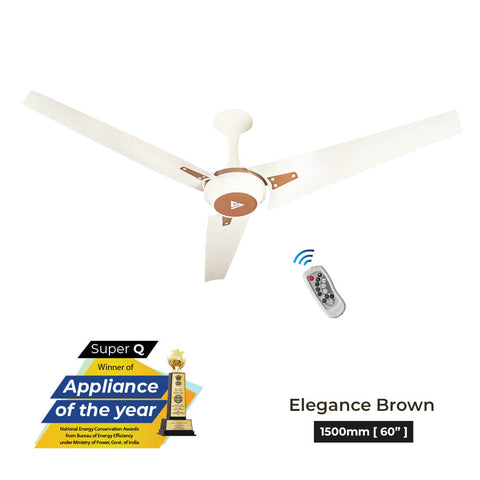 Superfan Super Q High Flow BLDC Ceiling Fan with 5 Years Warranty - 150 cm (60" inches)