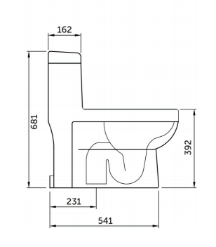 RAK Ceramics Bianca One Piece Water Closet