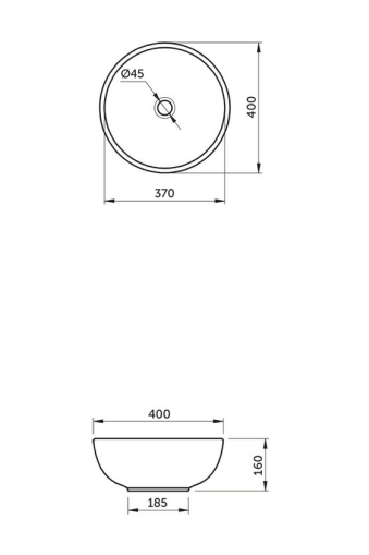 RAK Ceramics Shine Counter Top Wash Basin