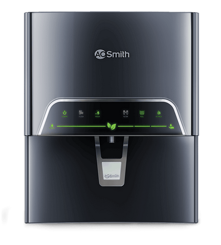 AO Smith ProPlanet P6 RO + SCMT Hot & Cold Water Purifier - Black - 10 Litres