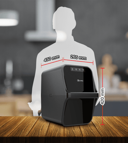 AO Smith Z3 Onyx Black Water Purifier Dimensions