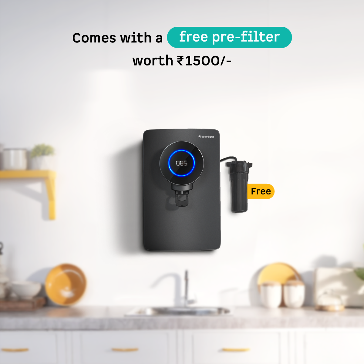 Atomberg Intellon Ro Water Purifier Pre-filter