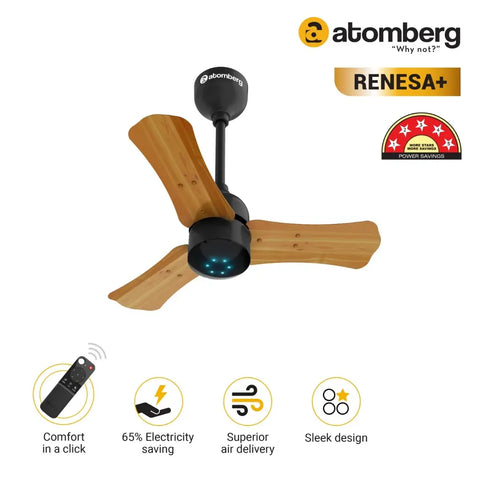 Atomberg_Renesa_600mm_BLDC_Ceiling_Fan_With_Remote_Control-Golden_Oakwood