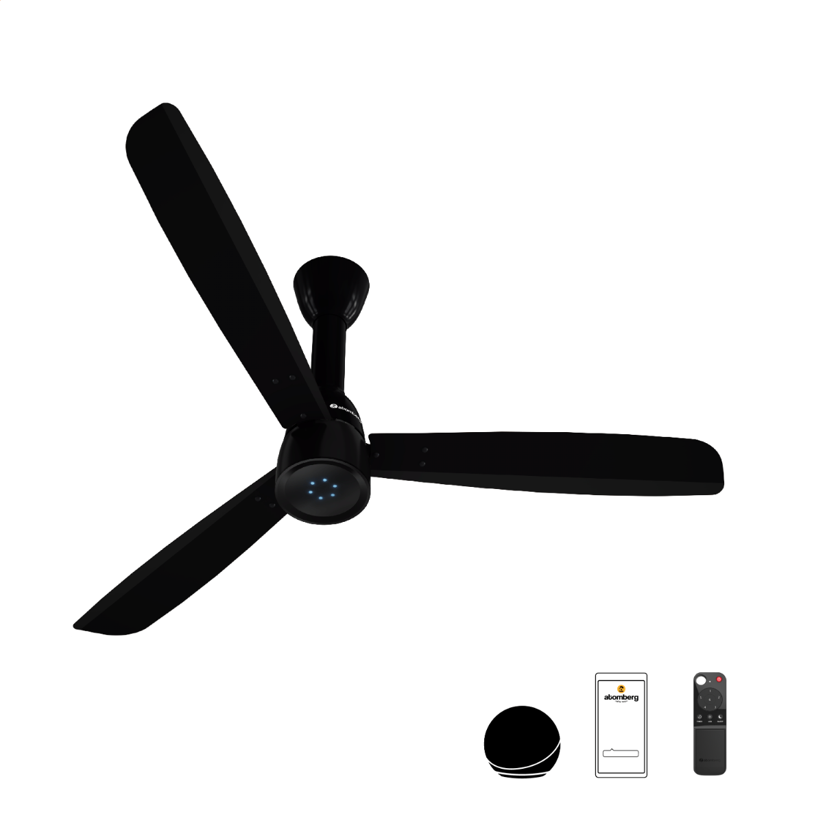 Atomberg Renesa Prime Crest Ceiling Fan Gloss Black