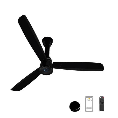 Atomberg Renesa Prime Crest Ceiling Fan Gloss Black