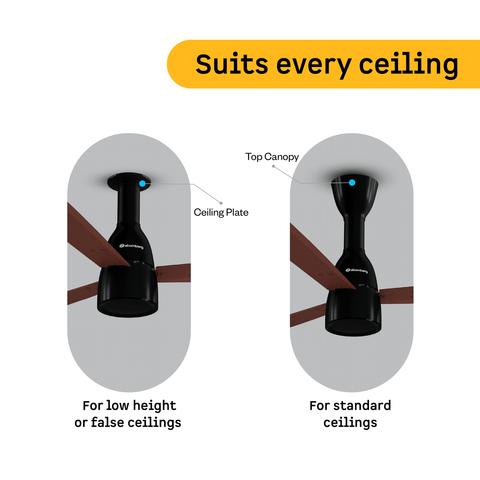 Atomberg Renesa Prime Crest Regulator Ceiling Mounting