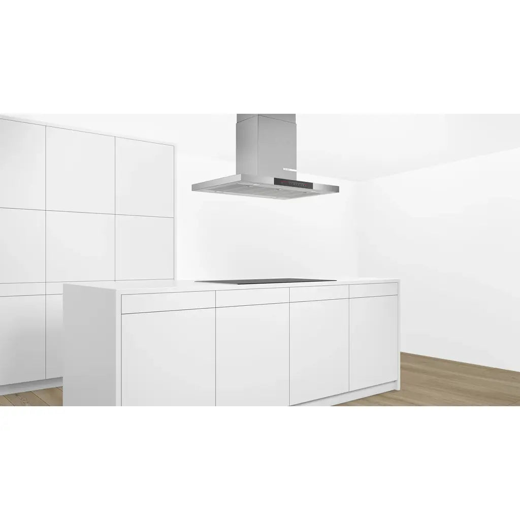 Bosch-Chimney90CM-DIB98JQ50I-Series6-Island-CookerHood-StainlessSteel-installation