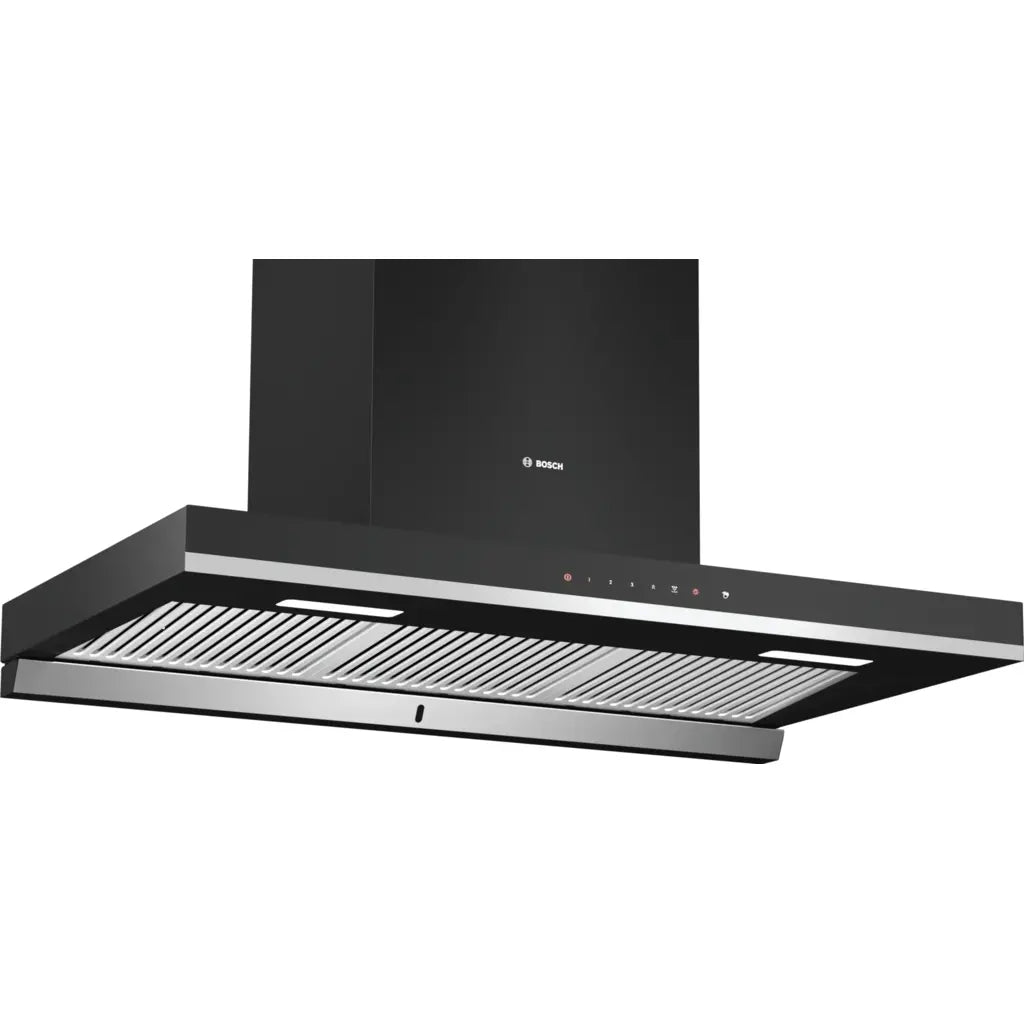 Bosch-Chimney90CM-DWBA98J60I-Series-4-Wall-Mounted-Cooker-Hood-FlatBlack-FrontView