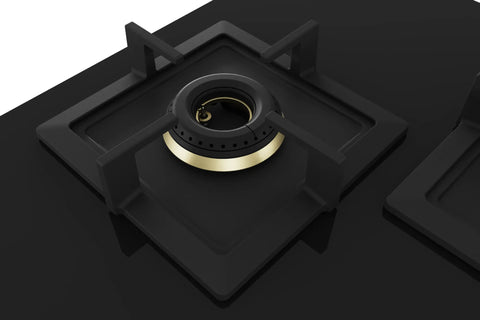 Bosch Built-in Gas Hob 4 Burner 90CM Series 4 PNF9B6G20I Tempered glass Black